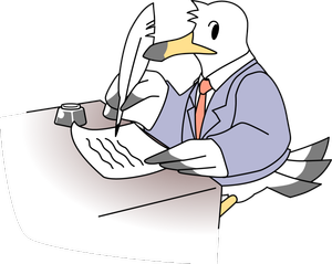 メルヴィン・加茂　文書の絵