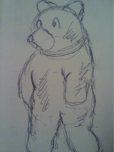くま下書き